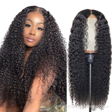 Swiss 180 Density Hd Perruque Cheveux Humains Curly Front Mink Wholesale 100% Unprocessed Frontal Lace Human Brazilian Hair Wigs